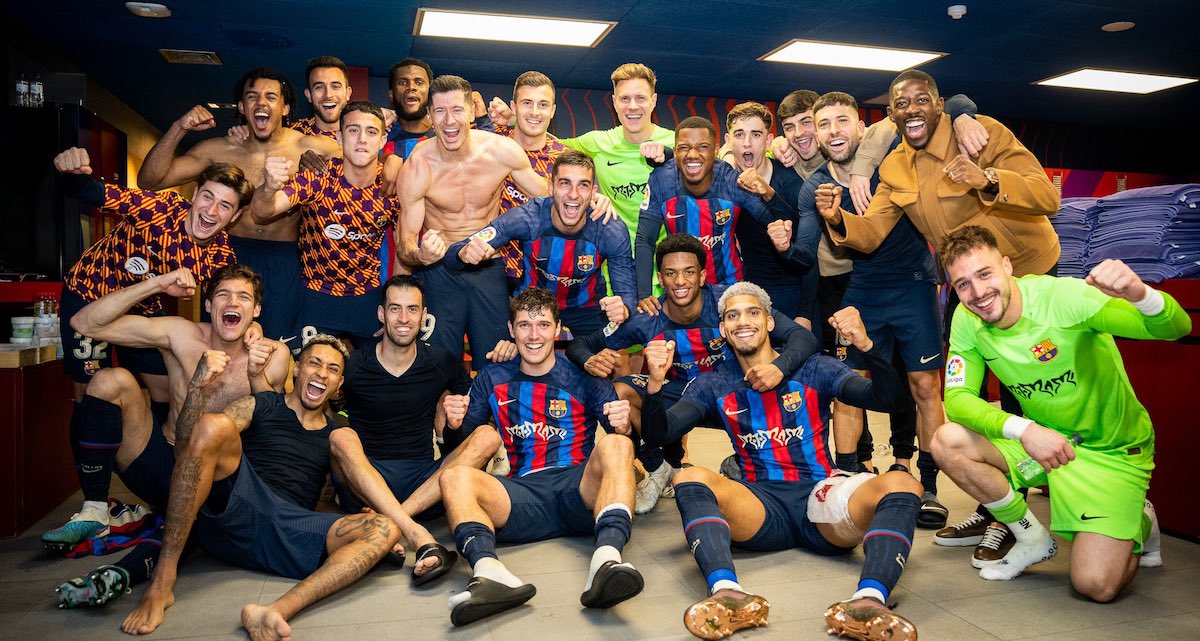 BARCELONA VS REAL MADRID LOCKER ROOM visual data 4